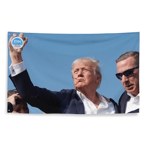 Trump Zyn Flag | College Dorm - Tapestry - Room Decor - Wall Hanging Funny Tapestry for College Dorm Wall Man Cave decoration with Grommets