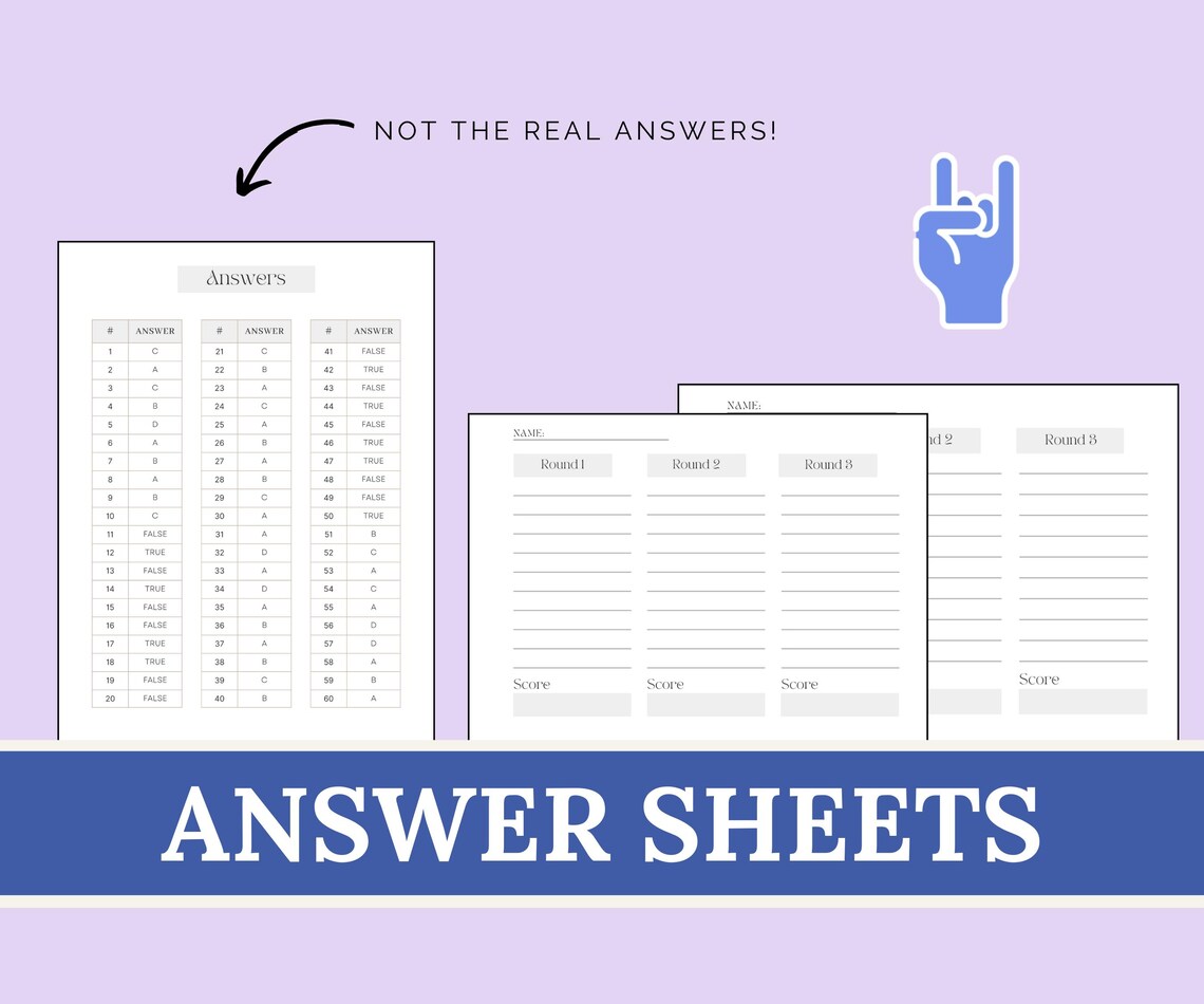 Classic Rock Bands Trivia | | Rock Star Trivia | Printable Trivia Game ...