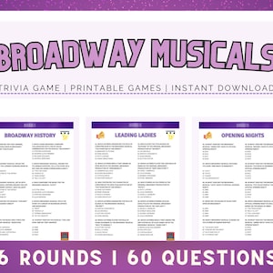 100 Musical Shows Scratch off Poster 