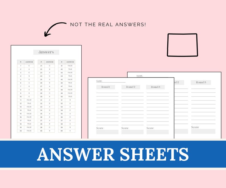 Colorado Trivia Questions | Printable US States Game for Teachers ...