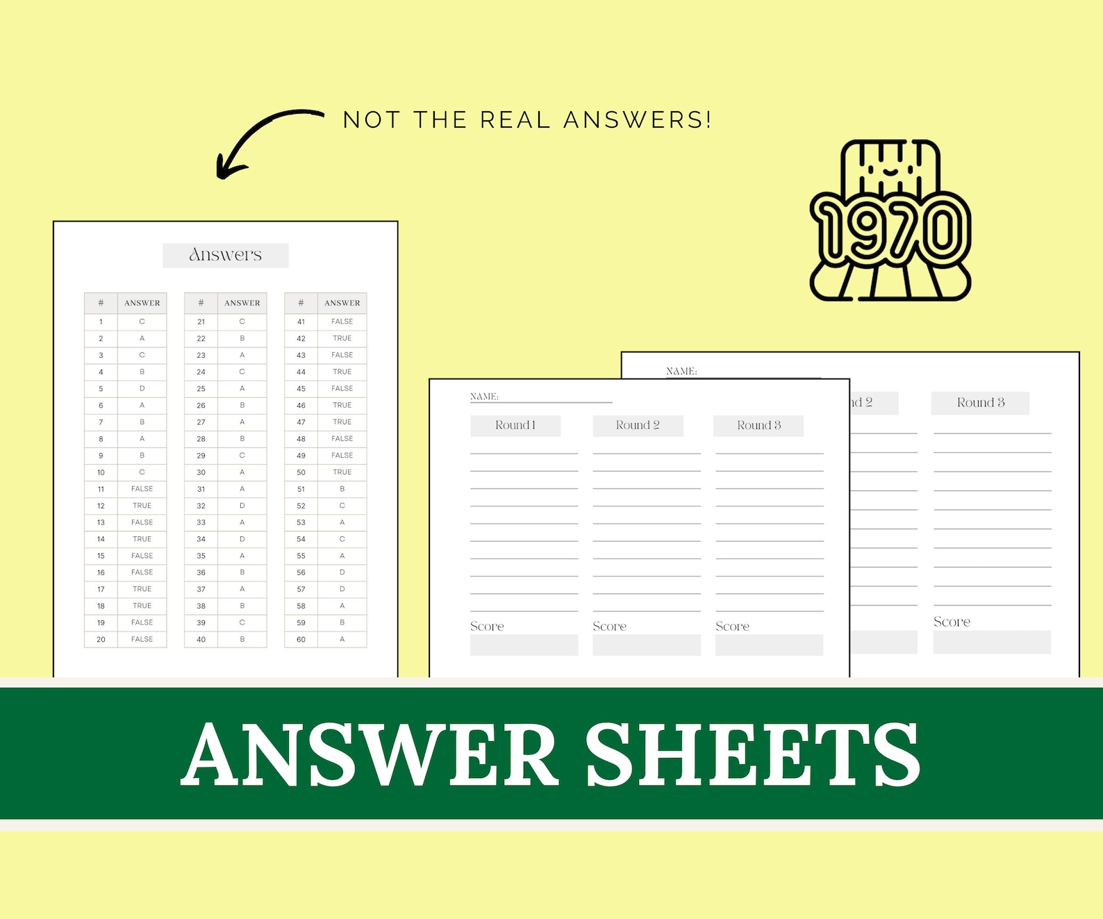 70s Movies Trivia Printable | Classic 1970s Film Quiz Questions | Fun ...