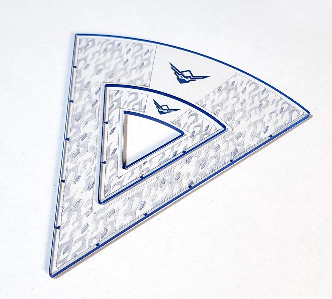 Crystal Cone Spell Templates for DND and Pathfinder Tabletop Etsy