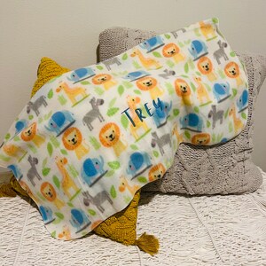 Personalized baby blanket | Embroidered baby blanket | Custom baby blanket
