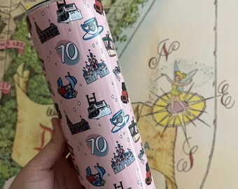 Happiest place on earth | 70th anniversary | Tumbler | Kids Tumbler | 20 oz tumbler | Happy place | water bottle |