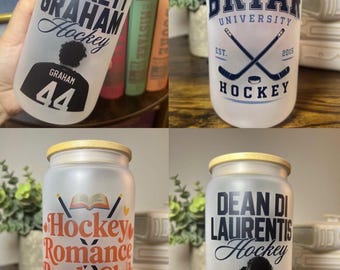 Bookish cup | hockey cup | gifts for her | book girl cup |