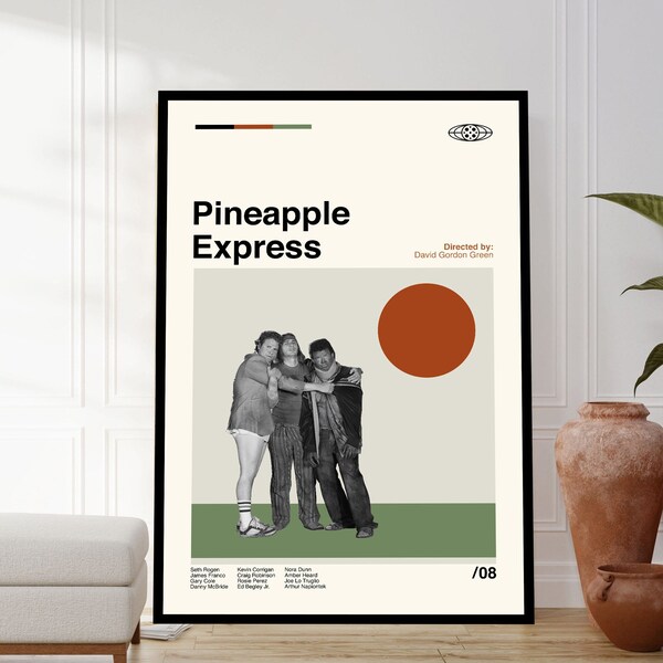 Movie Poster Pineapple Express Etsy