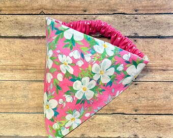 Floral Flair- Reversible Scrunchie Dog Bandana