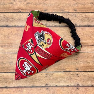 San Francisco 49ers - Reversible Scrunchie Dog Bandana