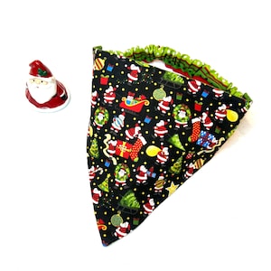 Christmas Collection-Reversible Scrunchie Dog Bandana