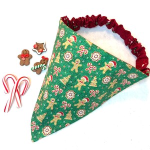 Christmas Collection- Reversible Scrunchie Dog Bandana