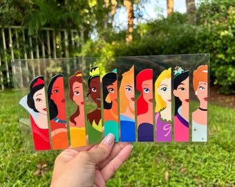 Emballage de gobelet UV DTF 16 oz inspiré d'une princesse, impression DOUBLE face !!! Prêt à poser, waterproof