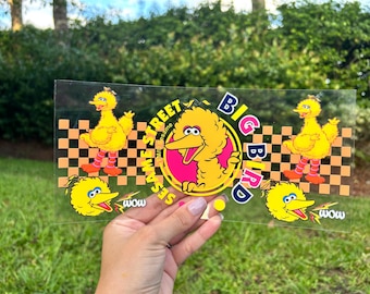 Kids cartoons, pony, animals,  Uv DTF 16oz cup wrap, DOUBLE sided print !!! Ready to apply, waterproof