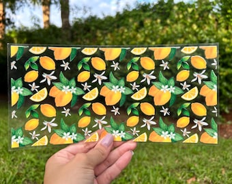Papier d'emballage inspiré des fruits, des bonbons, des noeuds DTF 16 oz, impression DOUBLE face !!! Prêt à poser, waterproof