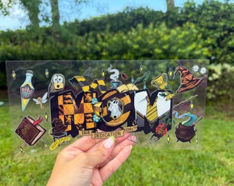 1 Wizard Mama, maman magicienne, mère magique, autocollant UV DTF pour gobelet de 473 ml (16 oz), impression recto verso ! Prêt à l'emploi, imperméable et mis à jour.