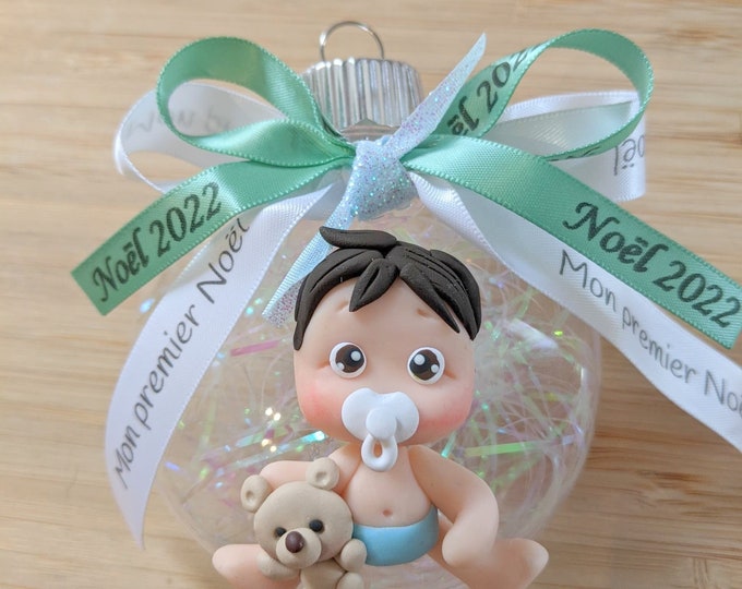 Première Boule De Noël Pour Bébé Personnalisé coquinescoccinelles - Etsy Canada