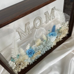 Ewige getrocknete Rose in der Schattenbox - Perfektes Geschenk für Sie | Sorgfältiges Geschenk für Mama | Geschenk für alle Gelegenheiten | Langanhaltende wunderschöne Rose