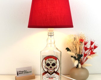 Sierra La Catrina Tequila Flaschenlampe Flaschenleuchte Lampe Flasche