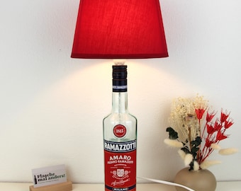 Ramazzotti Flaschenlampe Flaschenleuchte Lampe Flasche Upcycling