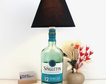 Singleton Whisky Flaschenlampe Flaschenleuchte Lampe Flasche Upcycling