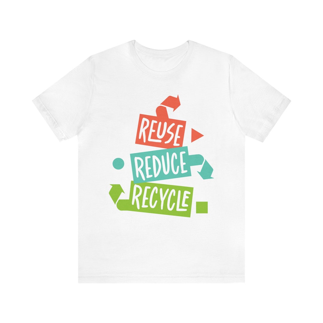 Recycling T-shirt Environment Shirt Earth Days Shirt Vegan - Etsy