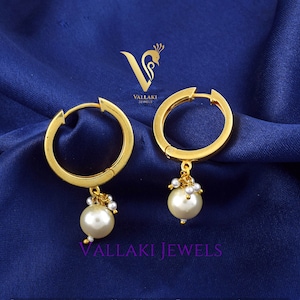 Buy Handmade Creole earrings Bali hoop in silver filled 18K Gold Minimalist Tops Hoop Light weight earrings Chic earring lobe circle