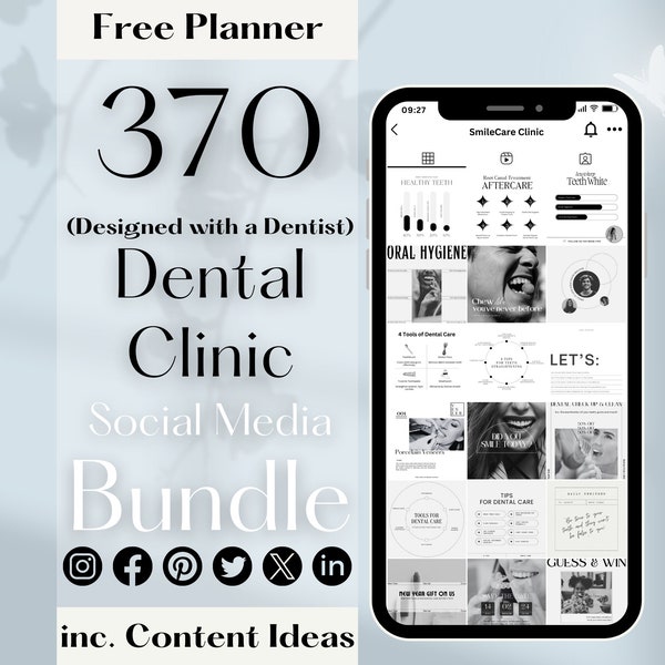 370 Zahnpflege Insta Post Zitat Karussell Luxe Minimalist IG Bearbeitbar Canva Schwarz Weiß Facebook Twitter Dentist Business Marketing Klinik