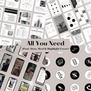 Physio and Chiropractor IG Post Bundle