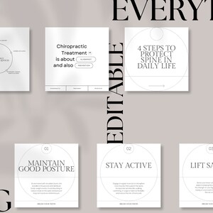 Editable Social Media Marketing Templates for Physical Therapist
