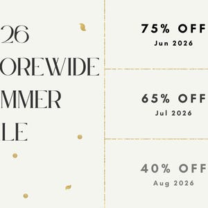 2026 Storewide Summer Sale