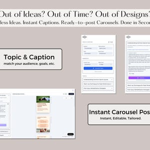 Physio AI Artificial Intelligence Content Carousel Generator