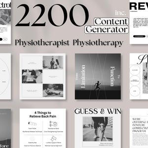 2200 Fysiotherapeut Fysiotherapie Instagram Post Quote Carrousel Luxe Minimalistisch IG Bewerkbaar Canva Wit Facebook Twitter Fysiokliniek