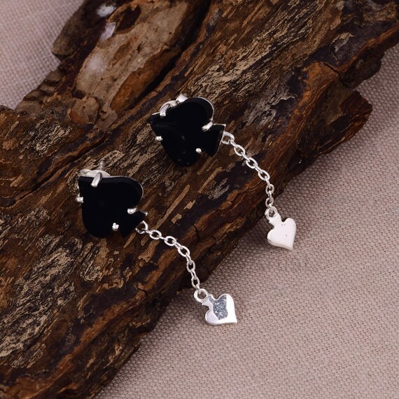 Orecchini Donna In Argento 925 Ossidato - Doppio Cerchio A Pressione - 15mm E 12mm - Con Custodia Regalo - 4