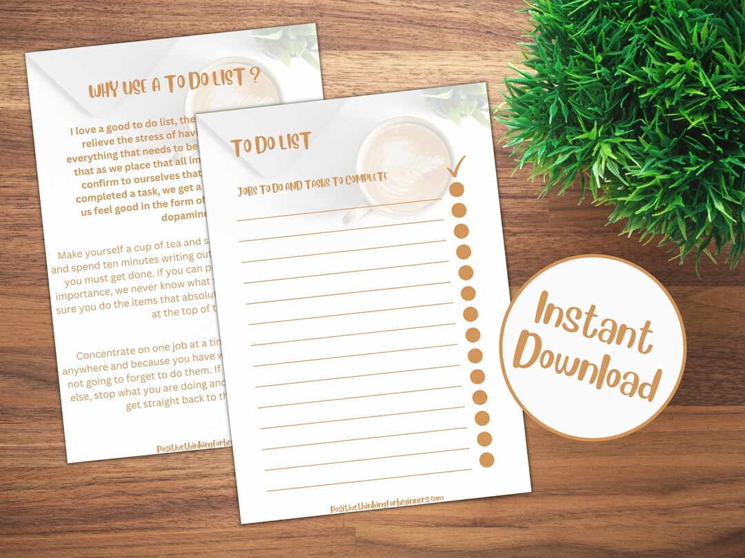 To Do List - Etsy