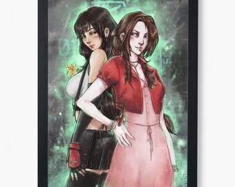 ART PRINT ~ Tifa & Aerith