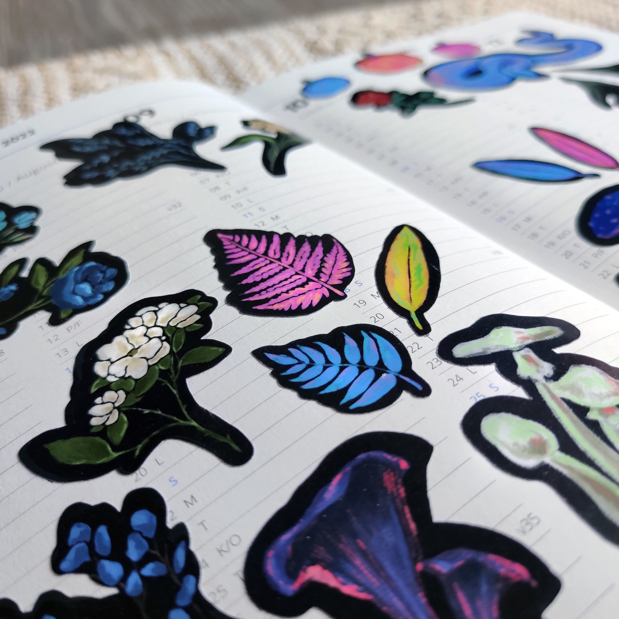 STICKER SHEET ~ Dark Themes - Etsy