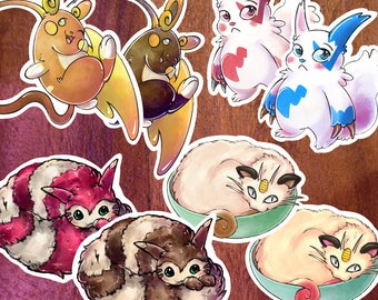 STICKERS ~ Sold in pairs: Choose your PokémonSTICKERS ~ Choose your Pokémon