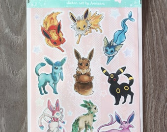 STICKERBOGEN ~ Allesamt Evolireinigungen