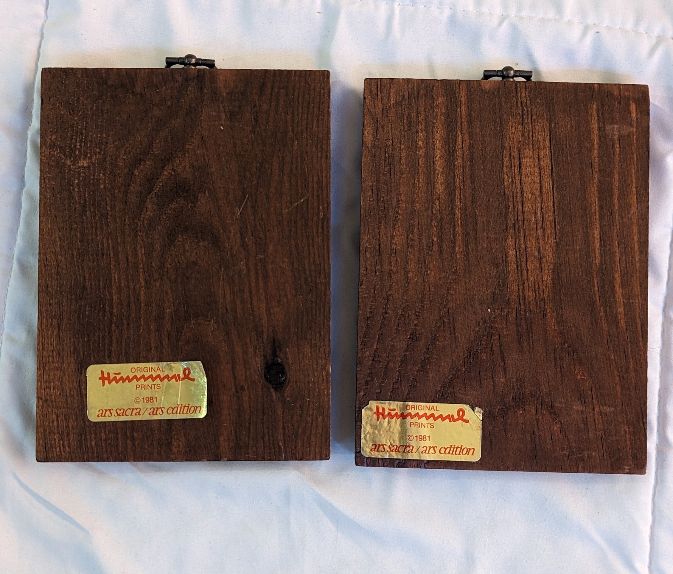 Vintage Hummel Wood Wall Plaque Set Etsy