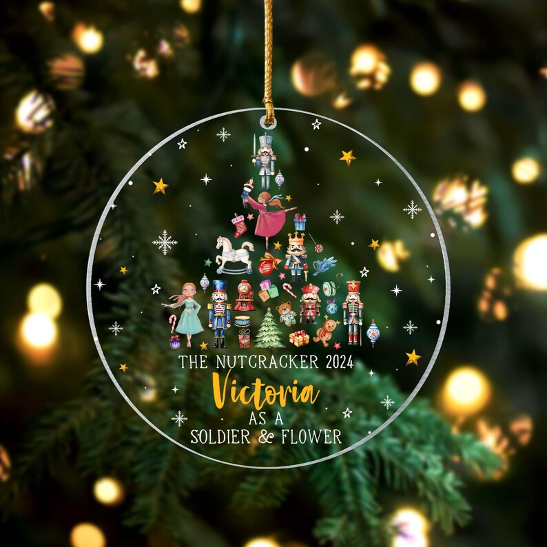 Personalized Nutcracker Ornament, Nutcracker Christmas Ornament