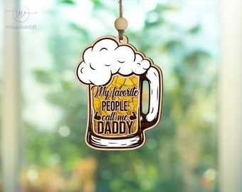 Dad Suncatcher Ornament,Husband Gift, Fathers Day Gift,Best Dad Ever Gift,Dad Gift, Gift For Dad, Super Dad Gift, Gift from Daughter to Dad