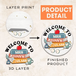 Personalized Halloween Ghost Family Doorsign - Halloween Gift For Couple/Family - Up to 5 People With 4 Pets - The Thomas Family main image 1