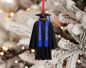 Personalized Graduation Ornament,2024 College Graduation,School Graduation Ornament Gift,Class Of 2024,High School Graduation Gift,Grad Gift