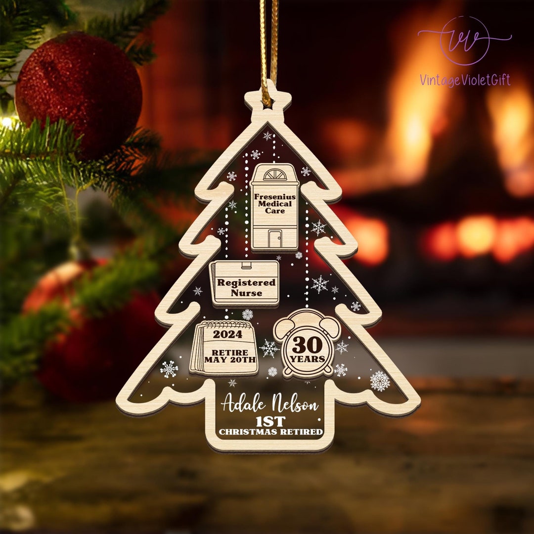 Retirement Christmas Ornament: Farewell Gift for Boss, 2025 - Etsy