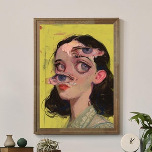 About Eyes No.1 - Unique Canvas Art Print