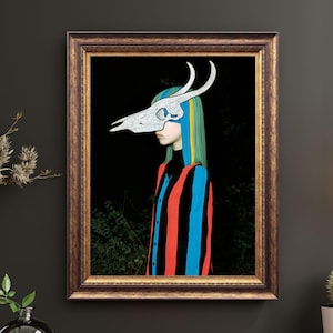 Stag Nation No.3 - Unique Canvas Art Print