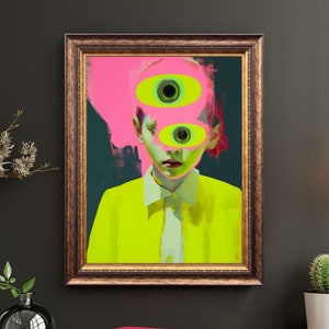 Hallucinogen No.5 - Unique Canvas Art Print