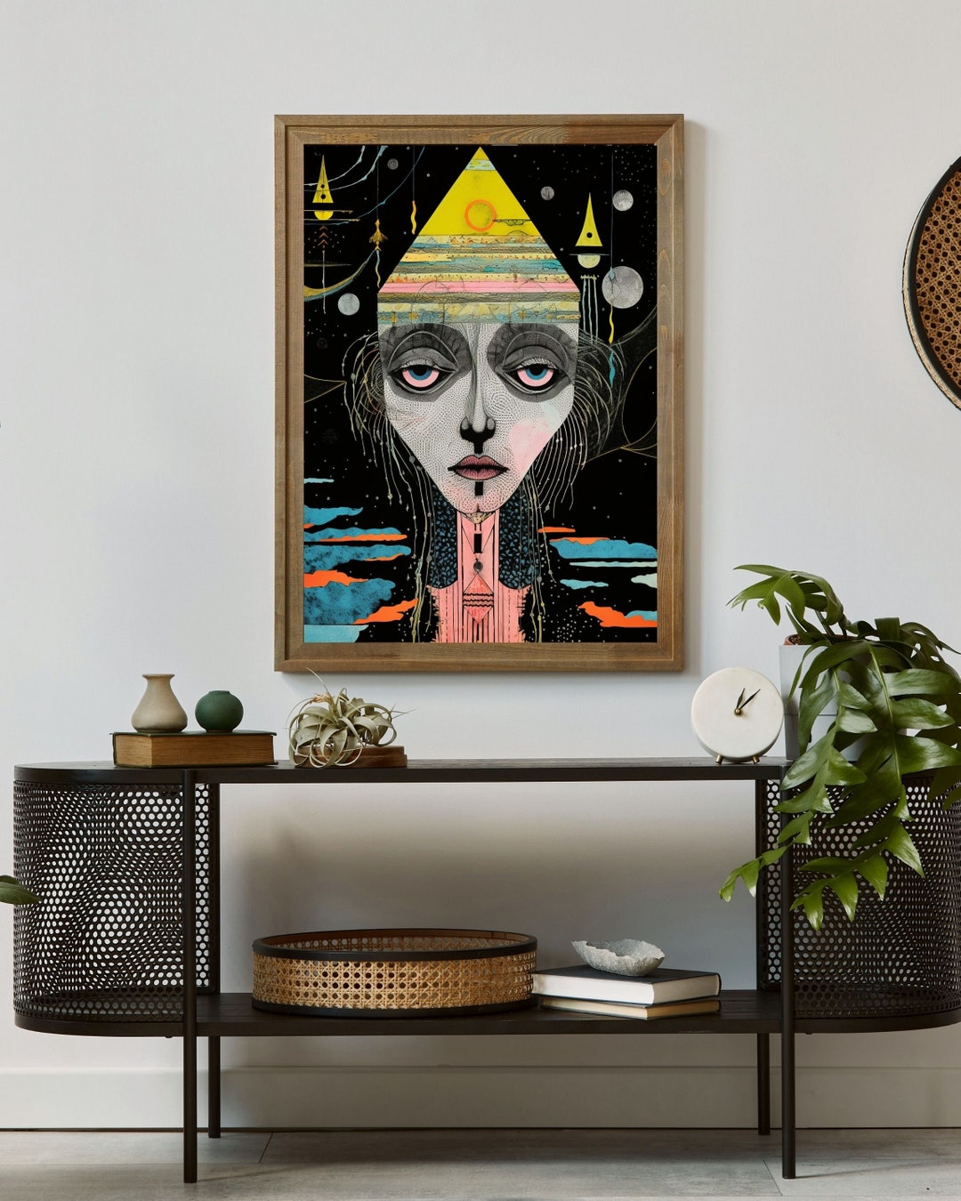 Emissaries No.7 Wall Art Portrait Art Beautiful Art Unique Painting Art