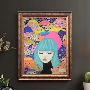 Manic Mind - Unique Canvas Art Print