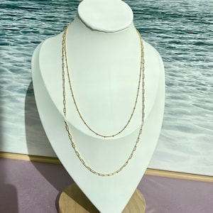 14K Gold Necklace Gold Filled Handmade Necklace Chain Necklace Chain Chocker Minimalist