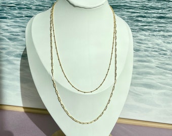 14K Gold Necklace Gold Filled Handmade Necklace Chain Necklace Chain Chocker Minimalist